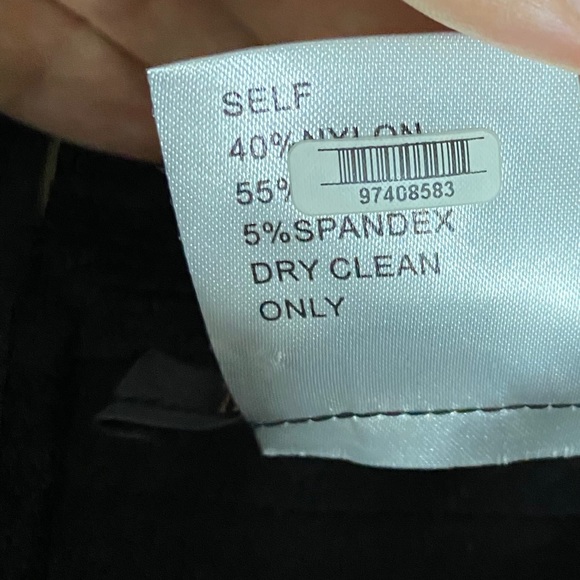 Tadashi Shoji Black A Line Textured Ruffle Dress - Picture 10 of 10